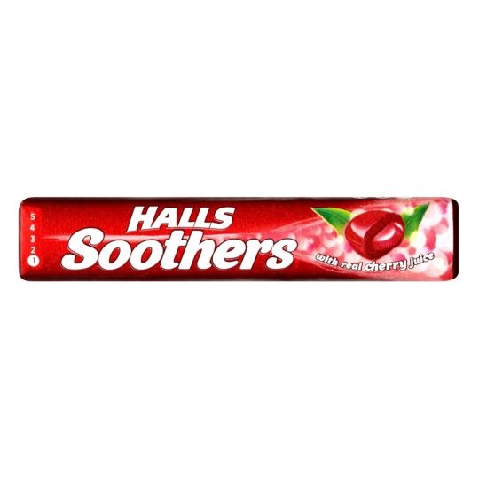 Halls Soothers Cherry – 20 Pack