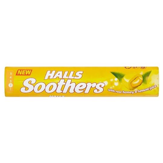 Halls Honey & Lemon Soothers – 20 Pack
