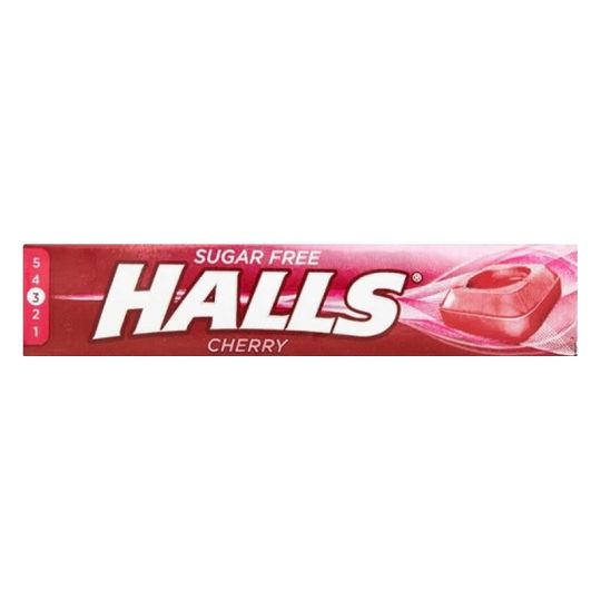 Halls Cherry Mentho-Lyptus Sugar Free Lozenges – 20 Pack