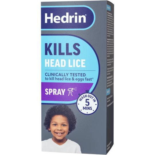 Hedrin Kills Head Lice Spray – 60ml