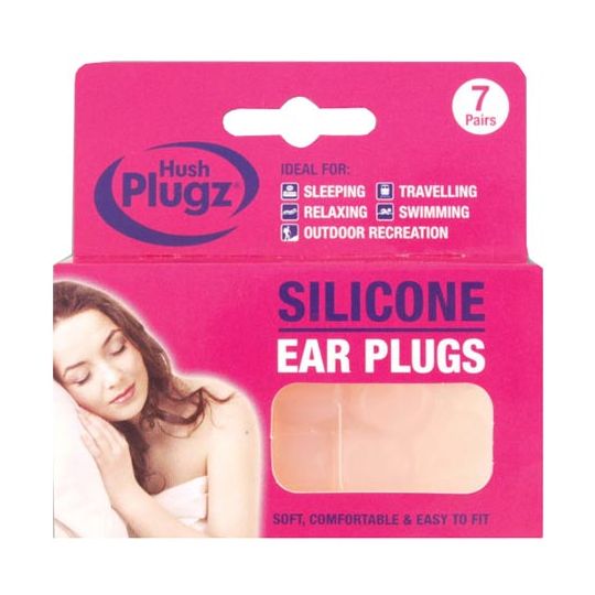 Hush Plugz Silicone Ear Plugs – 7 Pairs