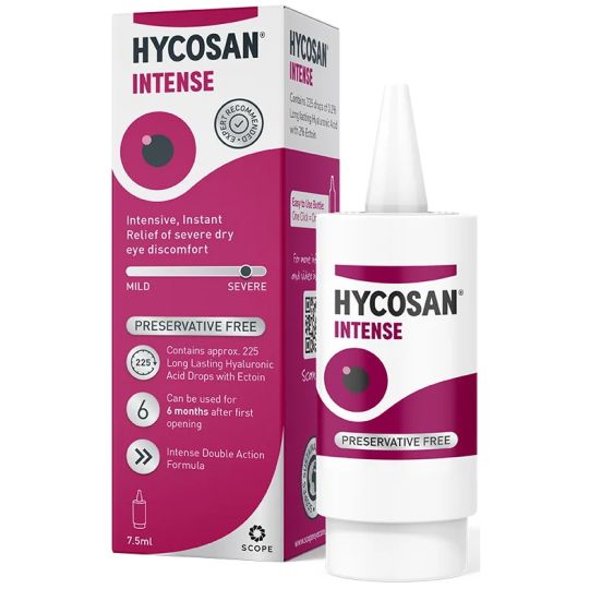 Hycosan Intense 0.2% Eye Drops – 7.5ml