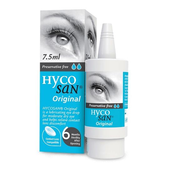 Hycosan Original 0.1% Eye Drops - 7.5ml