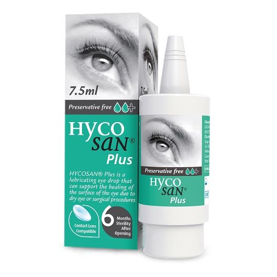 Hycosan Plus Eye Drops - 7.5ml