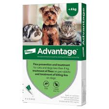 Advantage Spot-On Solution for Dogs – 4 × 4.0 ml