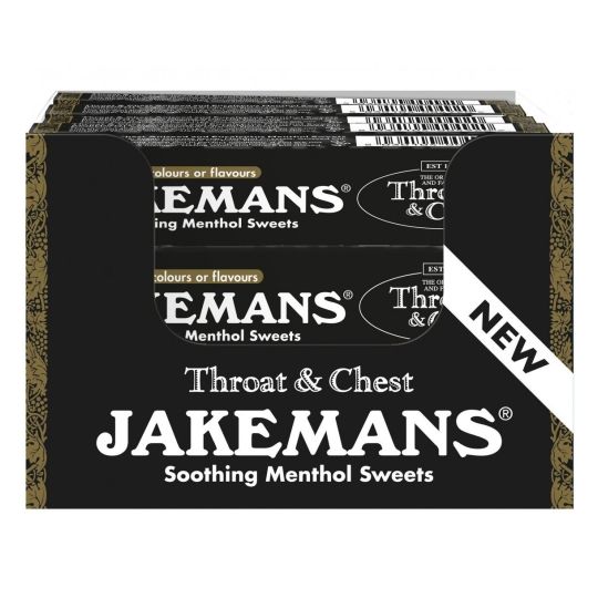 Jakemans Throat & Chest Soothing Menthol Sweets Stick – 20 Pack