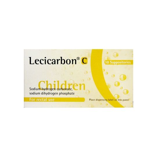 Lecicarbon C Suppositories - 10 Pack