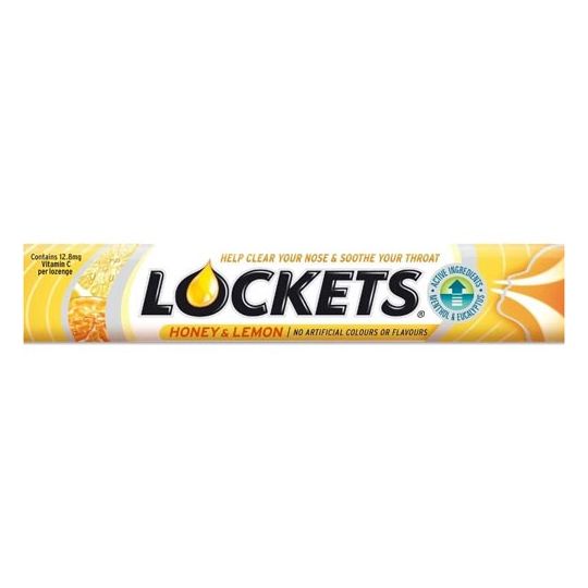 Lockets Honey & Lemon – 20 Pack