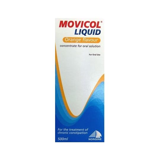 Movicol Liquid Orange Concentrate For Oral Solution - 500ml