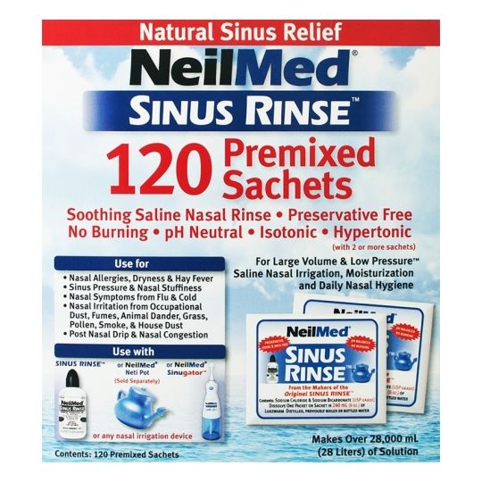 Neilmed Sinus Rinse Refills - 120 Sachets