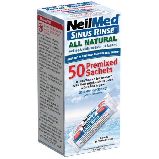 NeilMed Sinus Rinse Premixed Sachets – 50 Pack