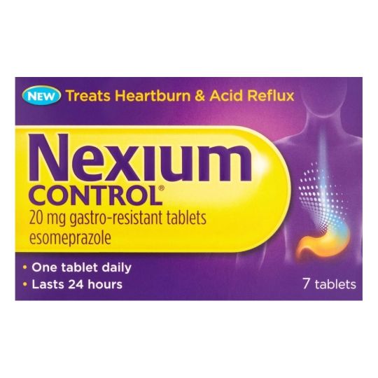 Nexium Control 20mg Gastro-resistant Tablets - 7 Pack