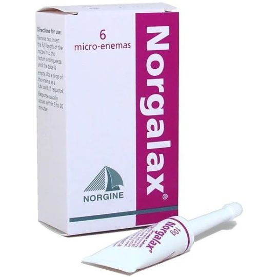 Norgalax Rectal Gel Micro-Enema - 6 Pack