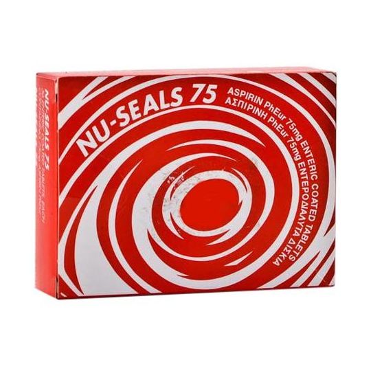 Nu-Seals Asprin 75mg - 56 Pack