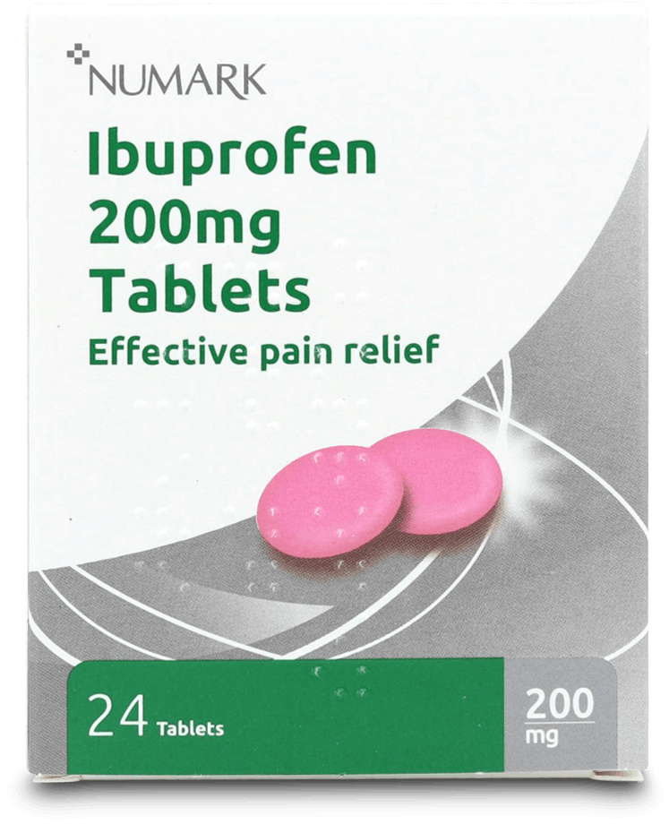 Numark Ibuprofen Tablets 200mg - 24 Pack