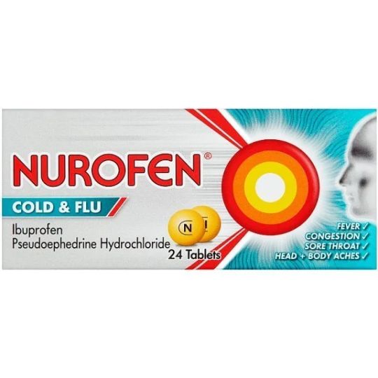 Nurofen Cold & Flu Tablets - 24 Pack