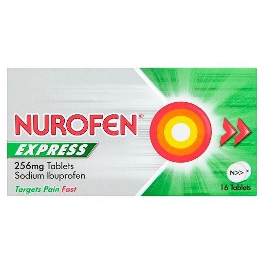 Nurofen Express 256mg Tablets - 16 Pack