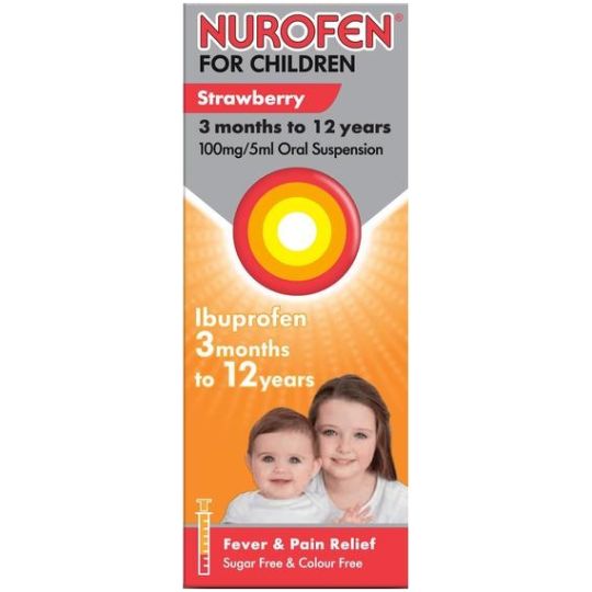Nurofen for Children Strawberry Flavour Oral Suspension – 200ml