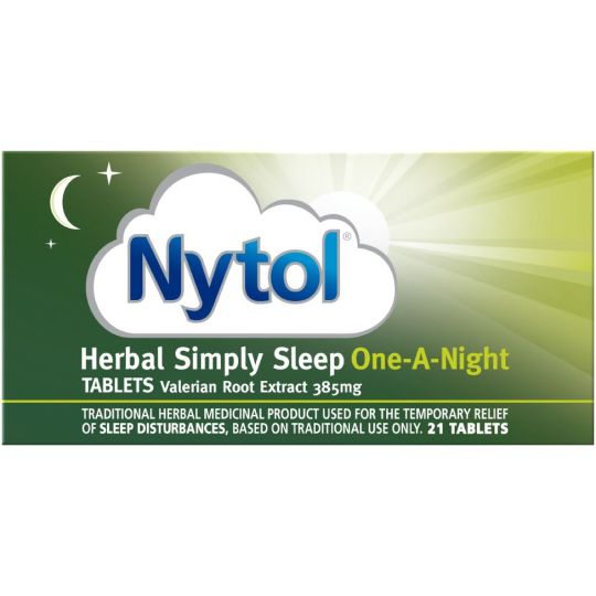 Nytol Herbal Simply Sleep One-A-Night Tablets - 21 Pack