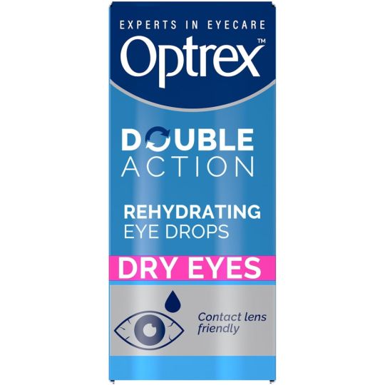 Optrex Double Action Rehydrating Eye Drops for Dry Eyes – 10ml