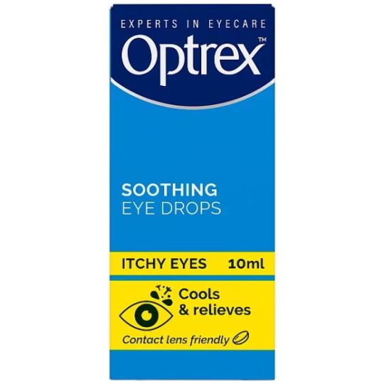 Optrex Soothing Eye Drops for Itchy Eyes – 10ml