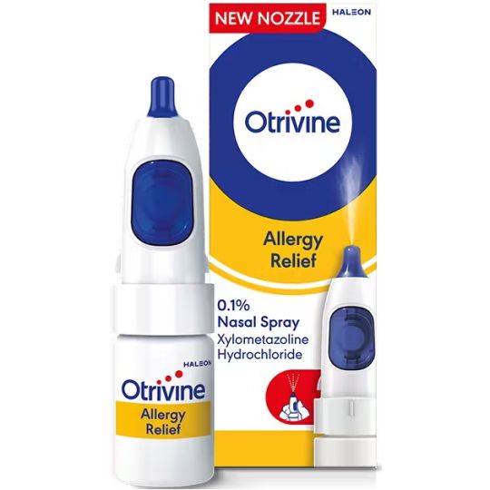 Otrivine Allergy Relief 0.1% Nasal Spray – 10ml