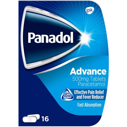 Panadol Advance 500mg Tablets- 16 Pack