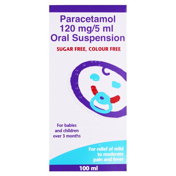 Galpharm Paracetamol Suspension 120mg/5ml - 100ml