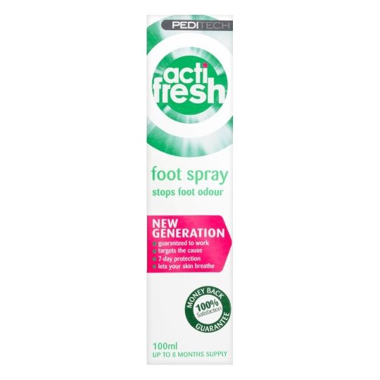PediTech ActiFresh Foot Spray - 100ml