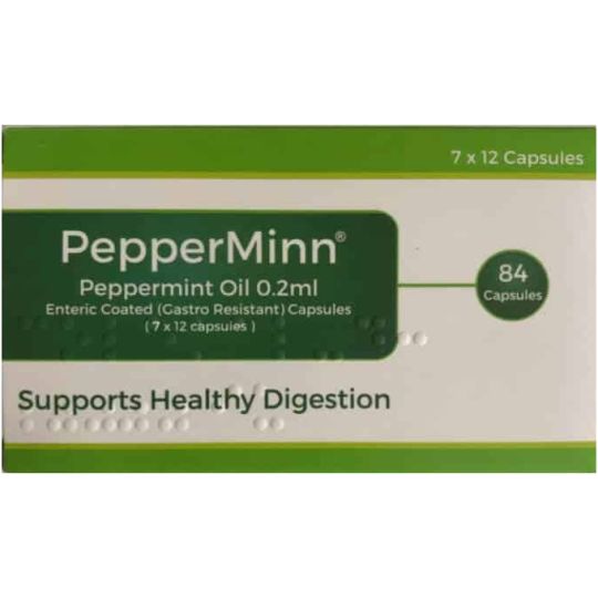 Peppermint Oil 0.2ml Gastro-Resistant Capsules - 84 Pack