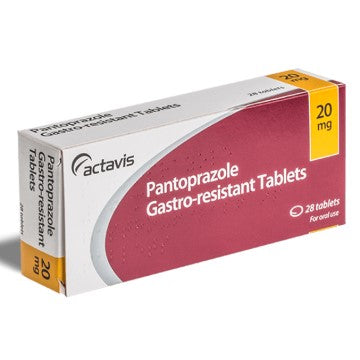 Pantoprazole 20mg - 28 Tablets