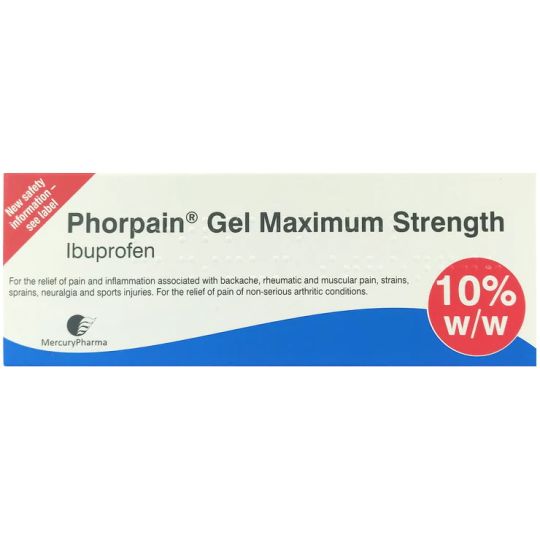 Phorpain Maximum Strength 10% Ibuprofen Gel