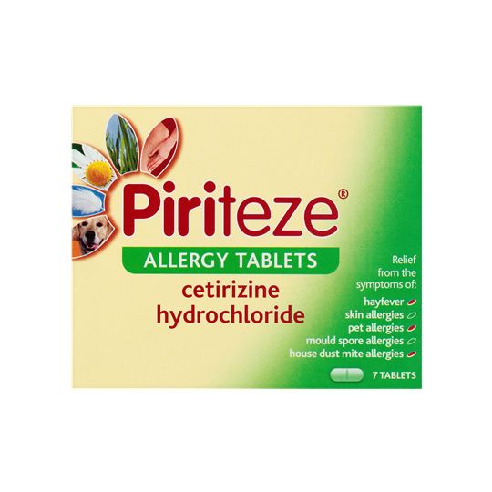 Piriteze Allergy Tablets