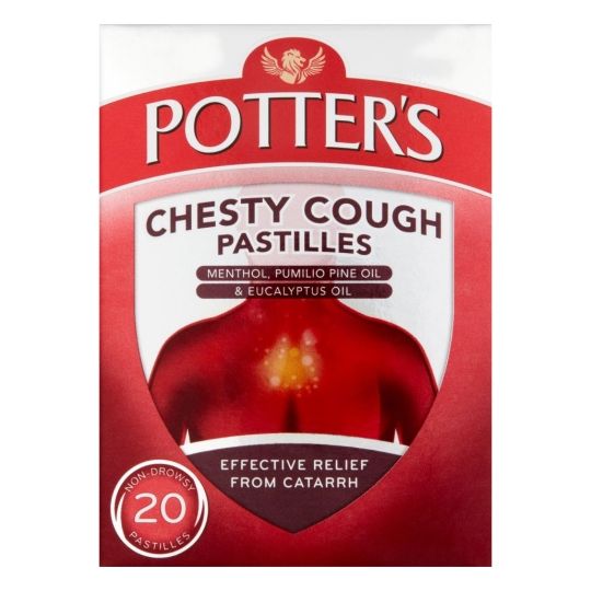 Potter's Chesty Cough Pastilles – 20 Pack