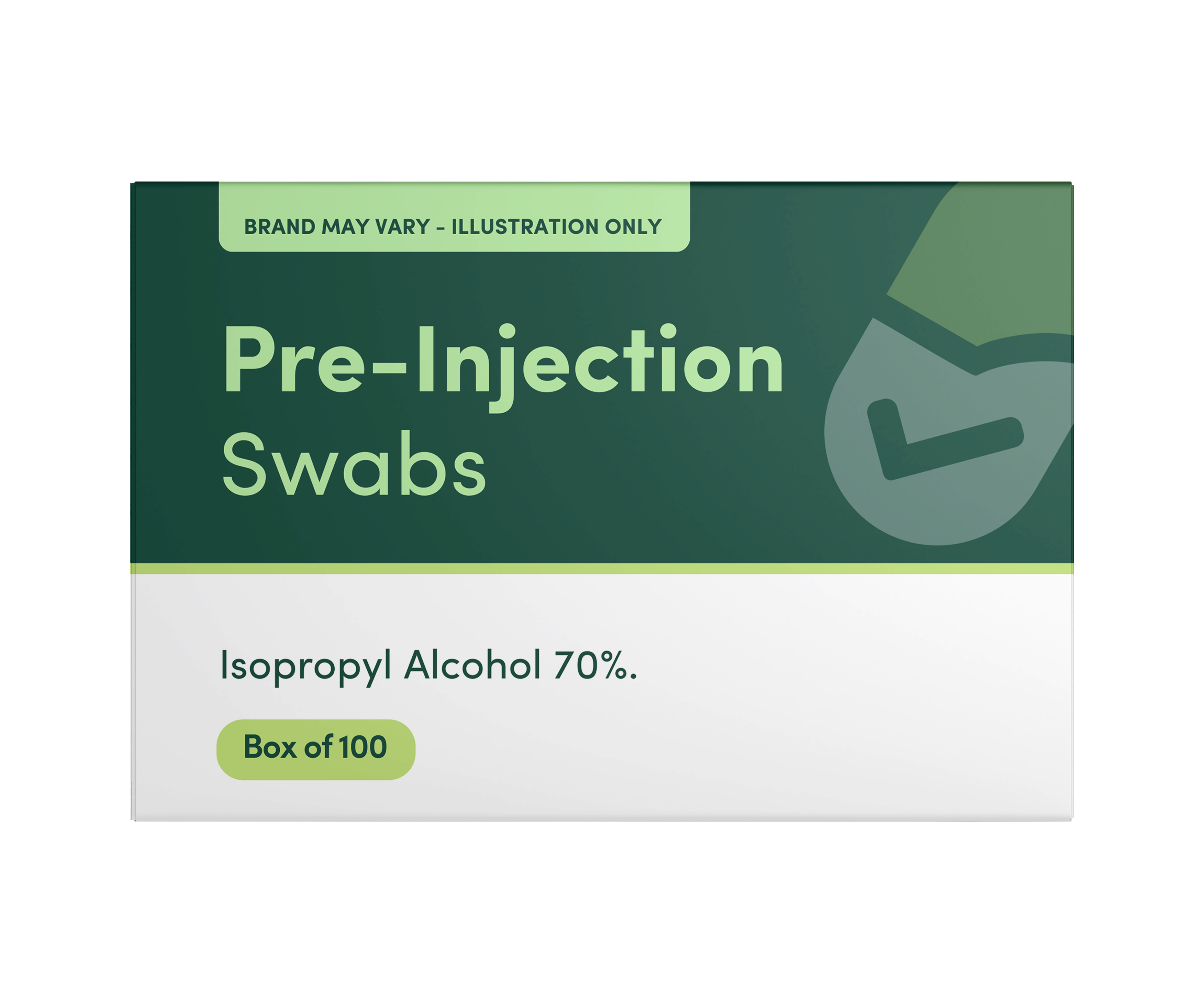Alcohol Swabs - 100 Pack
