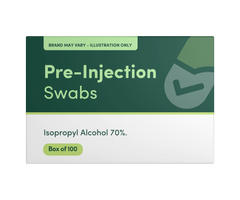 Alcohol Swabs - 100 Pack
