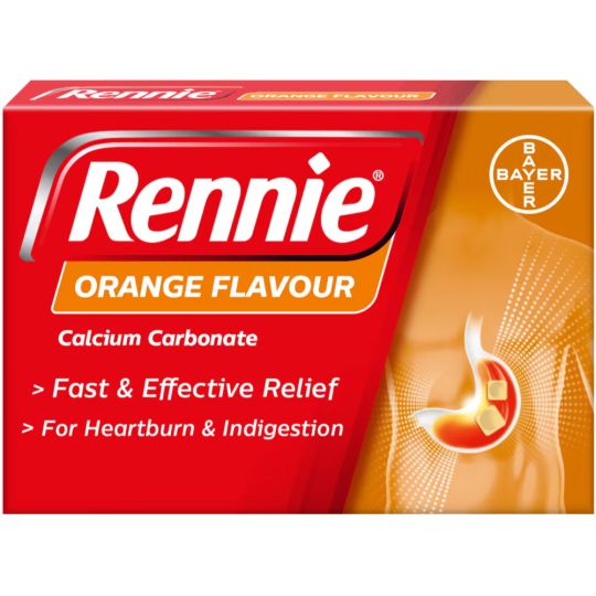 Rennie Orange Flavour Tablets