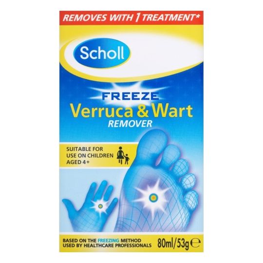 Scholl Freeze Verruca & Wart Remover Spray - 80ml