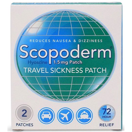 Scopoderm 1.5mg Patches - 2 Pack