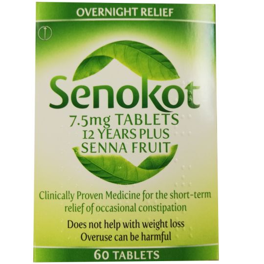Senokot 7.5mg Tablets 12 Years Plus - 60 Pack
