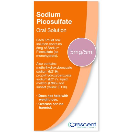Sodium Picosulfate 5mg/5ml Oral Solution - 300ml