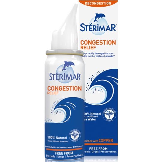 Sterimar Congestion Relief 100% Natural Sea Water Nasal Spray - 100ml