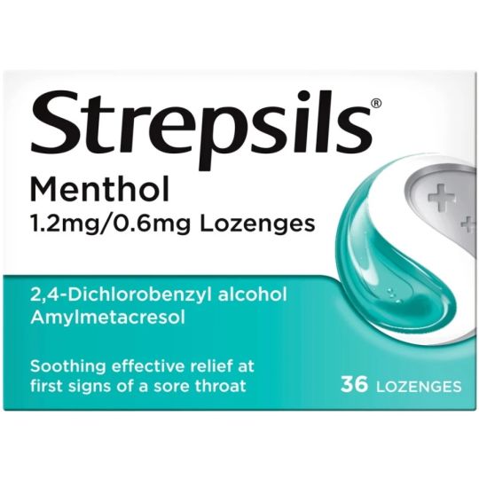 Strepsils Menthol Lozenges – 36 Pack
