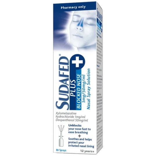 Sudafed Plus Blocked Nose Nasal Spray – 10ml