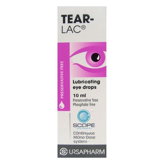 Tear-Lac Lubricating Eye Drops – 10ml