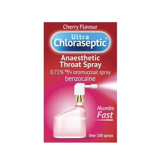 Ultra Chloraseptic Cherry Flavour Anaesthetic Throat Spray - 15ml