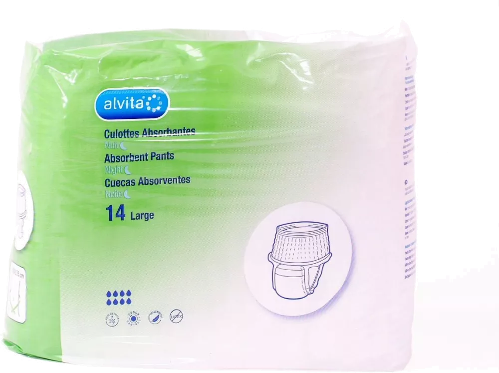 Alvita Absorbent Pants Super Large – 14 Pack