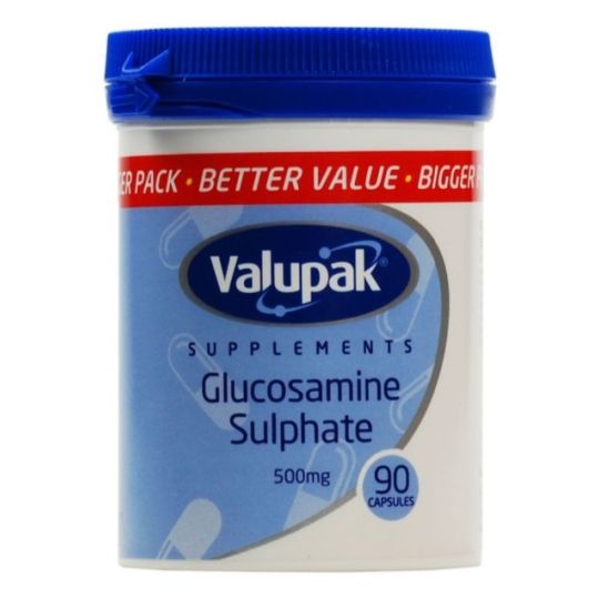 Valupak Glucosamine Capsules 500mg – 90 Pack