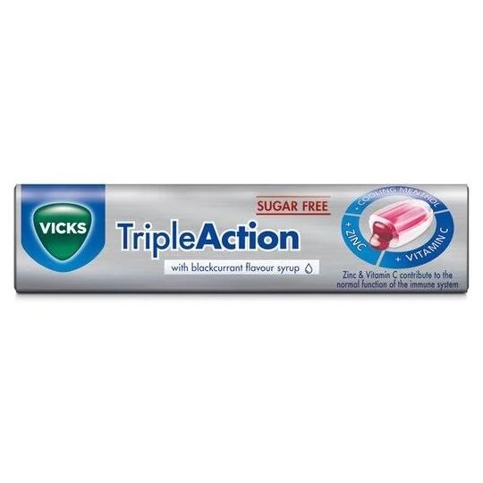 Vicks Triple Action Lozenges – 42g