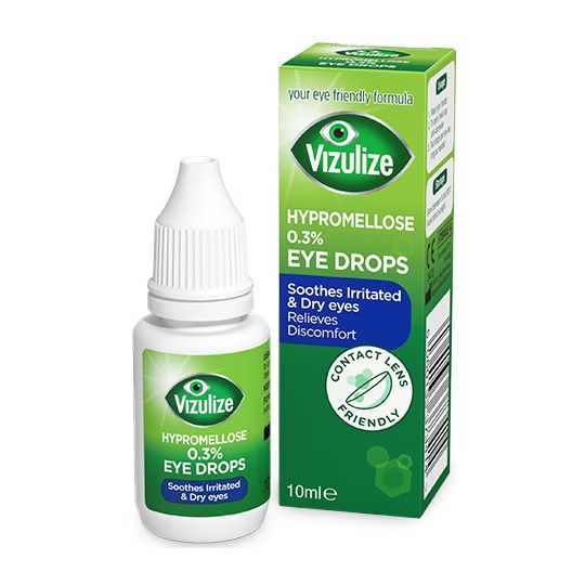 Vizulize Hypromellose 0.3% Eye Drops – 10ml